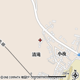 青森県西津軽郡鰺ヶ沢町舞戸町清滝19-16周辺の地図