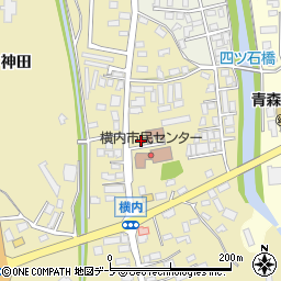 青森県青森市横内亀井28周辺の地図