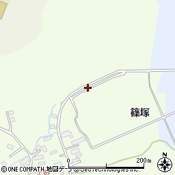 青森県青森市上野篠塚105周辺の地図
