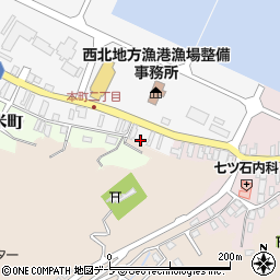 青森県西津軽郡鰺ヶ沢町本町9周辺の地図
