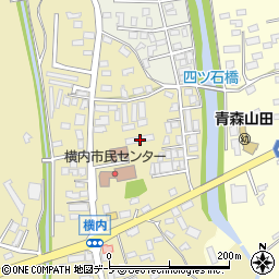 青森県青森市横内亀井27周辺の地図