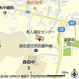 青森県つがる市森田町森田屏風山2-213周辺の地図