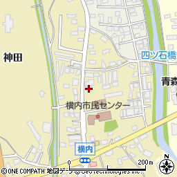 青森県青森市横内亀井26周辺の地図