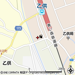 青森銀行乙供支店 ＡＴＭ周辺の地図