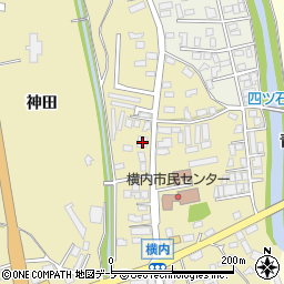 青森県青森市横内亀井15周辺の地図