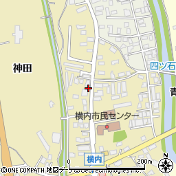 青森県青森市横内亀井16周辺の地図