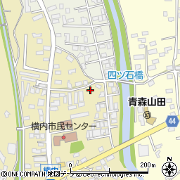 青森県青森市横内亀井20周辺の地図