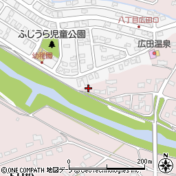 青森県五所川原市広田下り松39周辺の地図