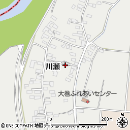 青森県北津軽郡鶴田町大巻川瀬周辺の地図