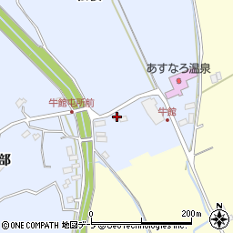 青森県青森市牛館松枝9周辺の地図