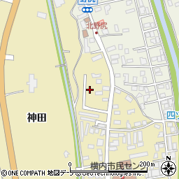 青森県青森市横内亀井3周辺の地図