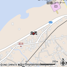 青森県鰺ヶ沢町（西津軽郡）舞戸町（北禿）周辺の地図