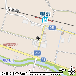 ＥＮＥＯＳ鳴沢ＳＳ周辺の地図
