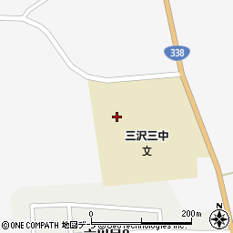 三沢市立第三中学校周辺の地図