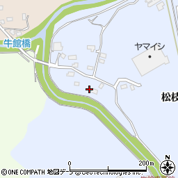 青森県青森市牛館松枝63-5周辺の地図