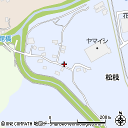 青森県青森市牛館松枝53-1周辺の地図
