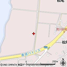 青森県青森市荒川松尾周辺の地図