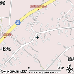 川作川村商店周辺の地図