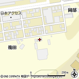 青森タクシー　配車センター周辺の地図