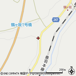 青森県青森市鶴ケ坂川合54周辺の地図