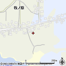 青森県五所川原市野里牧ノ原19周辺の地図