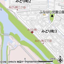 みどり町周辺の地図