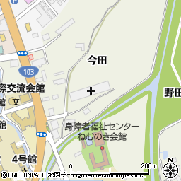 青森県青森市野尻平岡周辺の地図