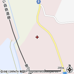 青森県上北郡東北町仏沢35周辺の地図