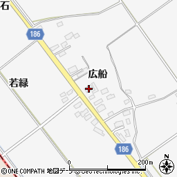 青森県つがる市森田町上相野広船33周辺の地図