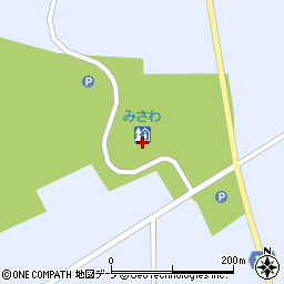 三沢市先人記念館周辺の地図