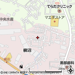 青森県五所川原市広田柳沼117-17周辺の地図