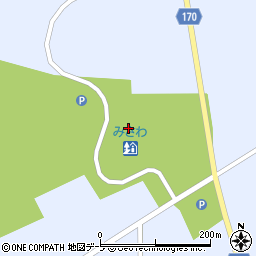 青森県三沢市谷地頭周辺の地図