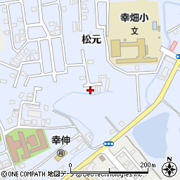 青森県青森市幸畑松元47-68周辺の地図