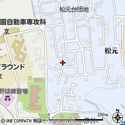 青森県青森市幸畑松元85-21周辺の地図