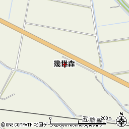 〒038-2818 青森県つがる市森田町大館の地図