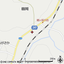青森県青森市鶴ケ坂川合119周辺の地図