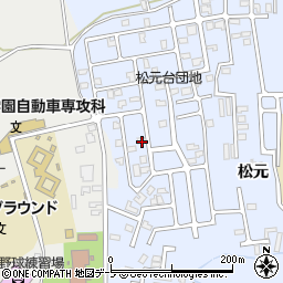 青森県青森市幸畑松元85-6周辺の地図