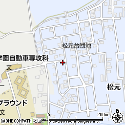 青森県青森市幸畑松元85-3周辺の地図