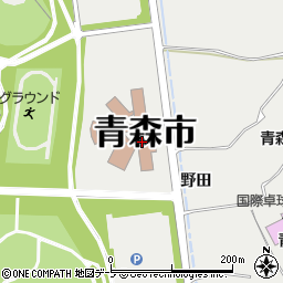青森県庁青森県総合学校教育センター　義務教育課周辺の地図