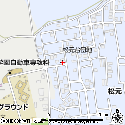 青森県青森市幸畑松元85-2周辺の地図