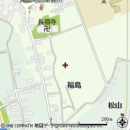 青森県つがる市柏広須福島周辺の地図