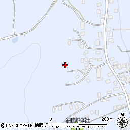 青森県青森市細越栄山周辺の地図