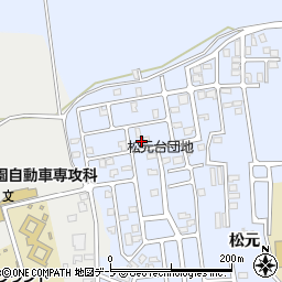 青森県青森市幸畑松元37-68周辺の地図