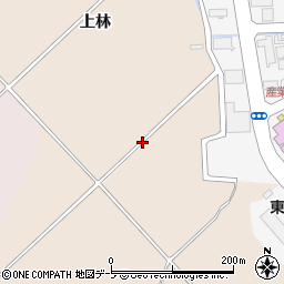 青森県青森市八ツ役（上林）周辺の地図