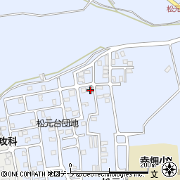 青森県青森市幸畑松元37-25周辺の地図