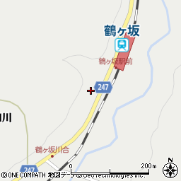 青森県青森市鶴ケ坂川合111周辺の地図