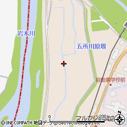 青森県五所川原市湊船越周辺の地図