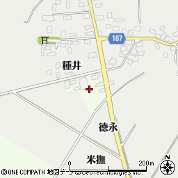 青森県つがる市森田町床舞（稲元）周辺の地図