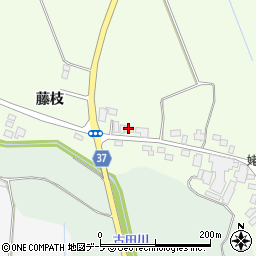 青森県つがる市柏広須藤枝周辺の地図