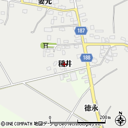 青森県つがる市木造福原種井周辺の地図